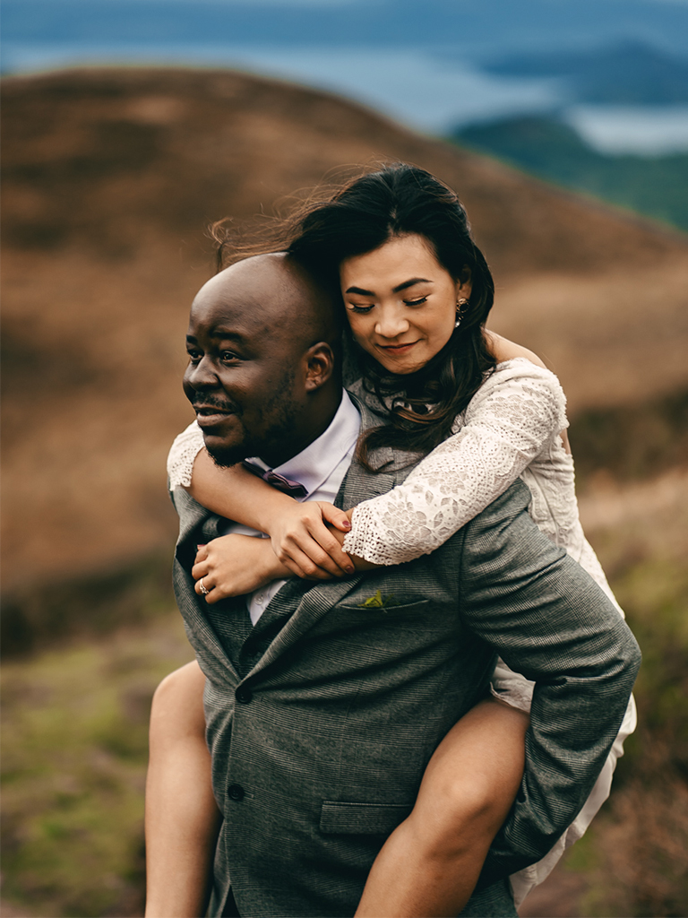 featured image - Strad Photography engagement shoot at Loch Lomond